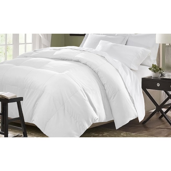 Kathy Ireland Down Fiber and Feather Comforter, White, King KI030024 - main